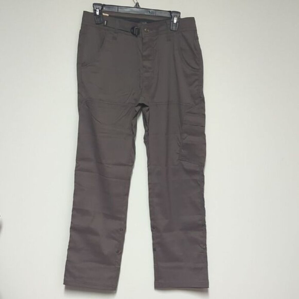 NWT Prana Gray Cargo Pants with Classic Fit and Full Length
